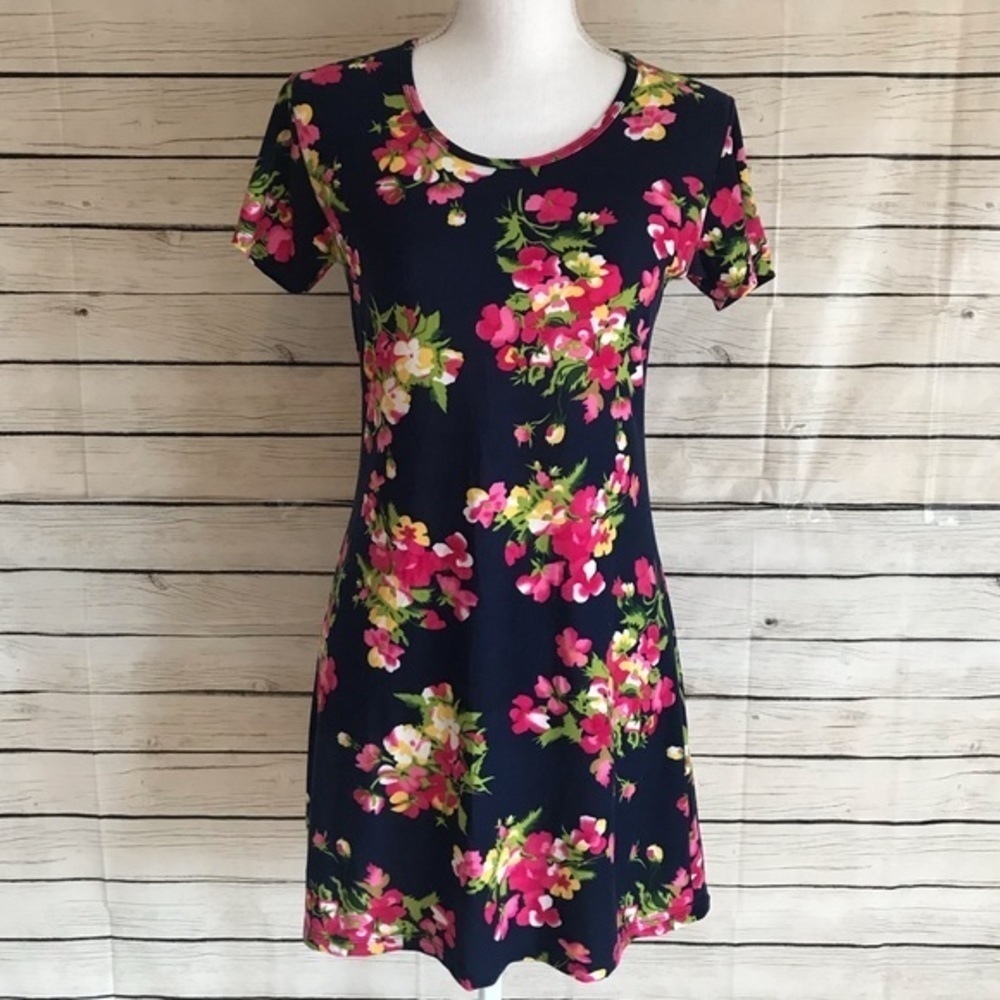 Floral Vintage Style Baby-doll Dress